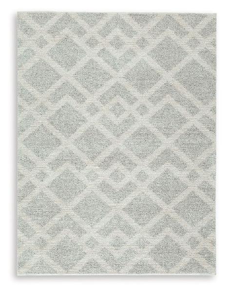 Image of Unawick - 5' x 7' Rug - Gray / Ivory
