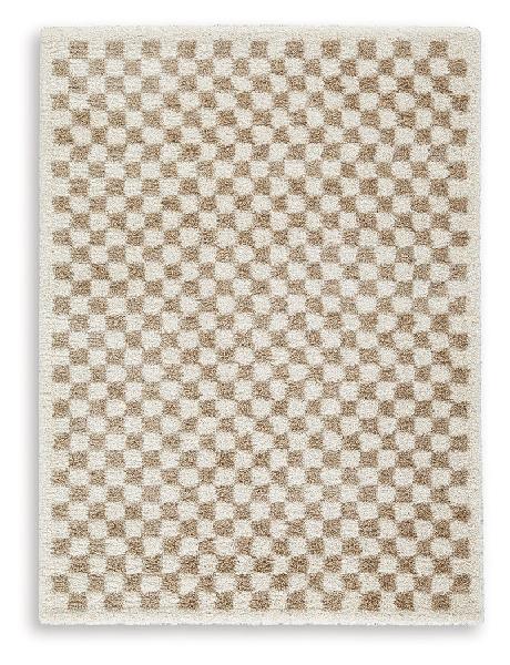Image of Karamen - 5' x 7' Rug - Taupe / Ivory