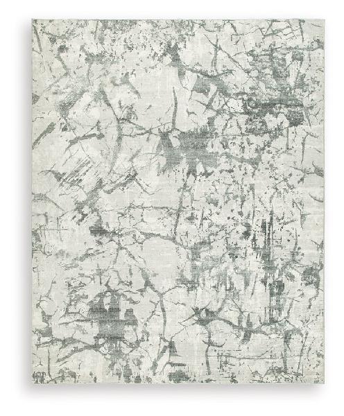 Image of Tobinbury - 8' x 10' Washable Rug - Gray