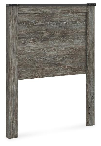 Image of Frandern - Twin Panel Headboard - Gray