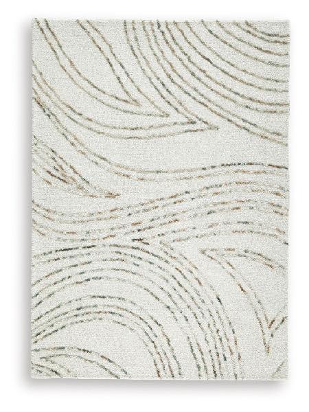 Image of Deenbury - 5' x 7' Rug - Ivory / Green / Brown