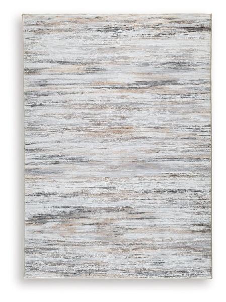 Image of Nace - 5' x 7' Rug - Gray / Brown / White