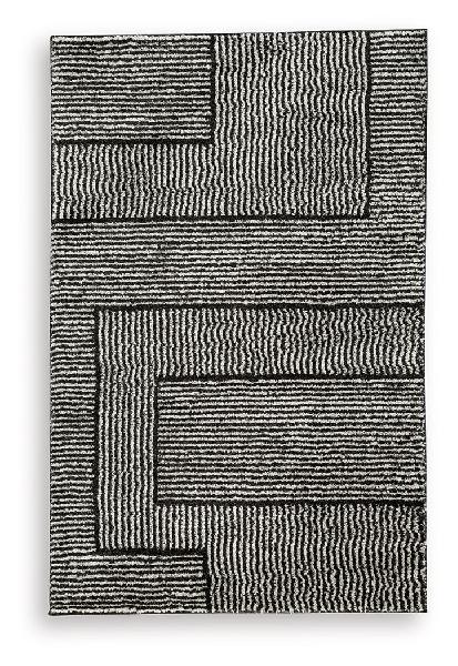 Image of Kurtmen - 5' x 7' Rug - Black / Ivory