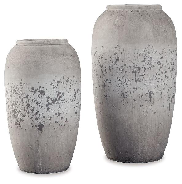Image of Dimitra - Vase Set (Set of 2) - Brown / Cream