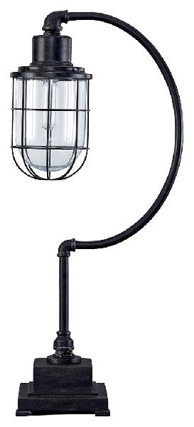 Image of Jae - Metal Desk Lamp  - Antique Black