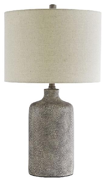 Image of Linus - Ceramic Table Lamp  - Antique Black