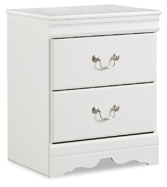 Image of Anarasia - Two Drawer Night Stand - White