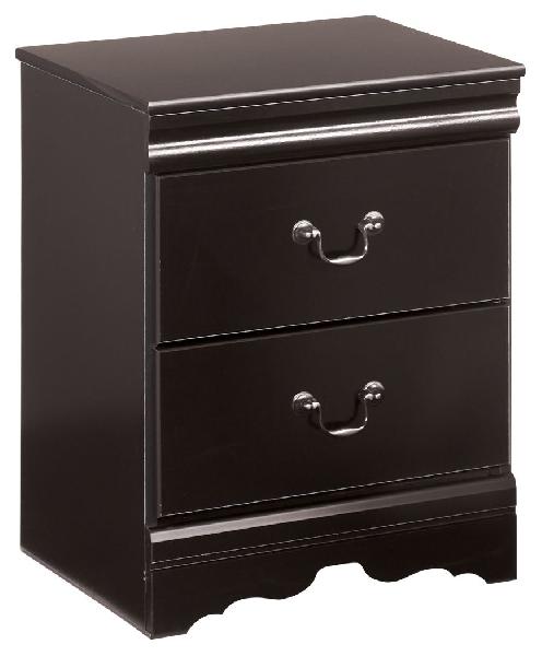 Image of Huey Vineyard - Two Drawer Night Stand - Black