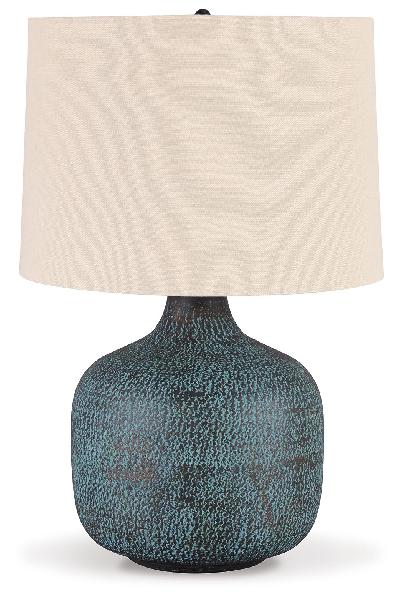 Image of Malthace - Metal Table Lamp  - Patina