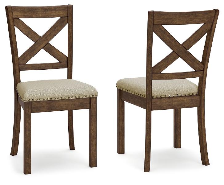 Image of Moriville - Dining UPH Side Chair (Set of 2) - Beige