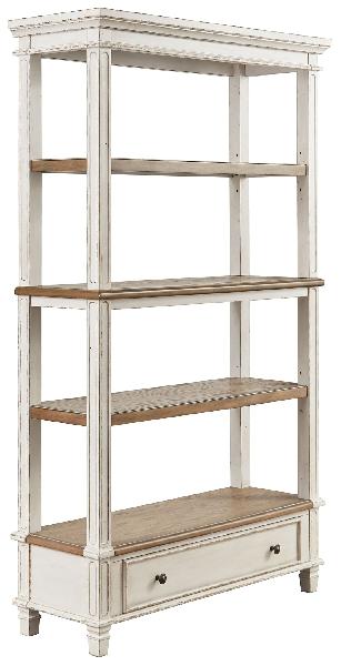 Image of Realyn - Bookcase - Brown / White
