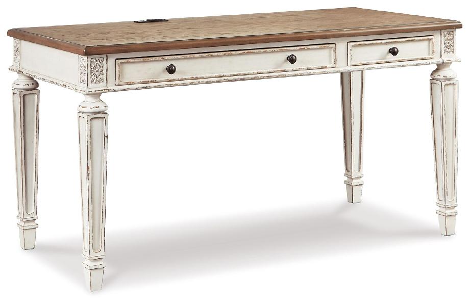 Image of Realyn - Home Office Desk - Light Brown