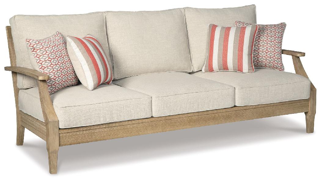 Image of Clare View - Sofa with Cushion - Beige