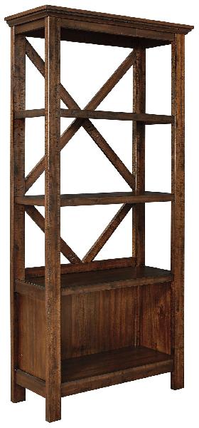 Image of Baldridge - Large Bookcase - Rustic Brown