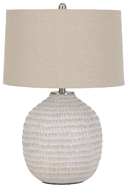 Image of Jamon - Ceramic Table Lamp  - Beige