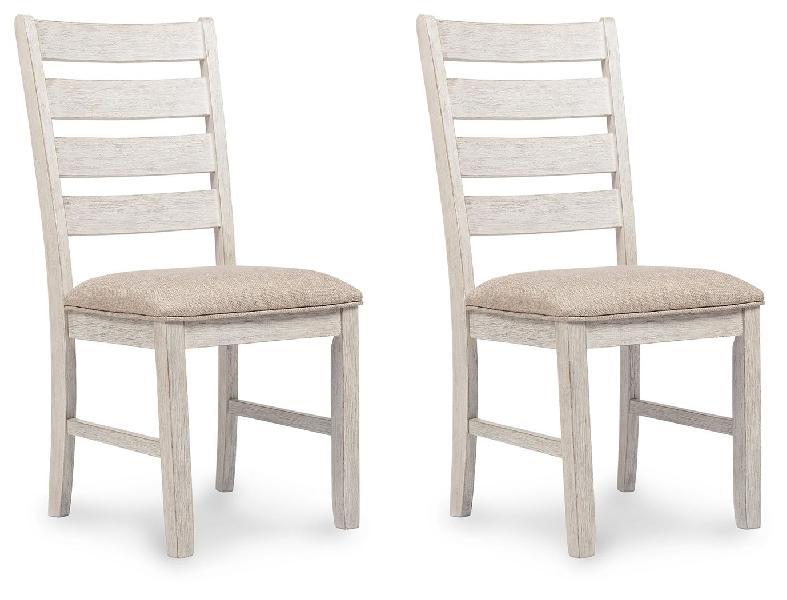 Image of Skempton - Dining UPH Side Chair (Set of 2) - White