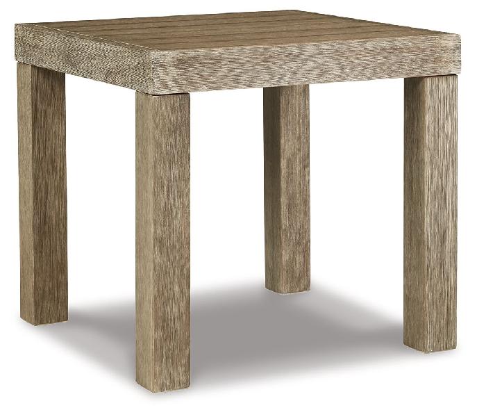 Image of Silo Point - Square End Table - Brown