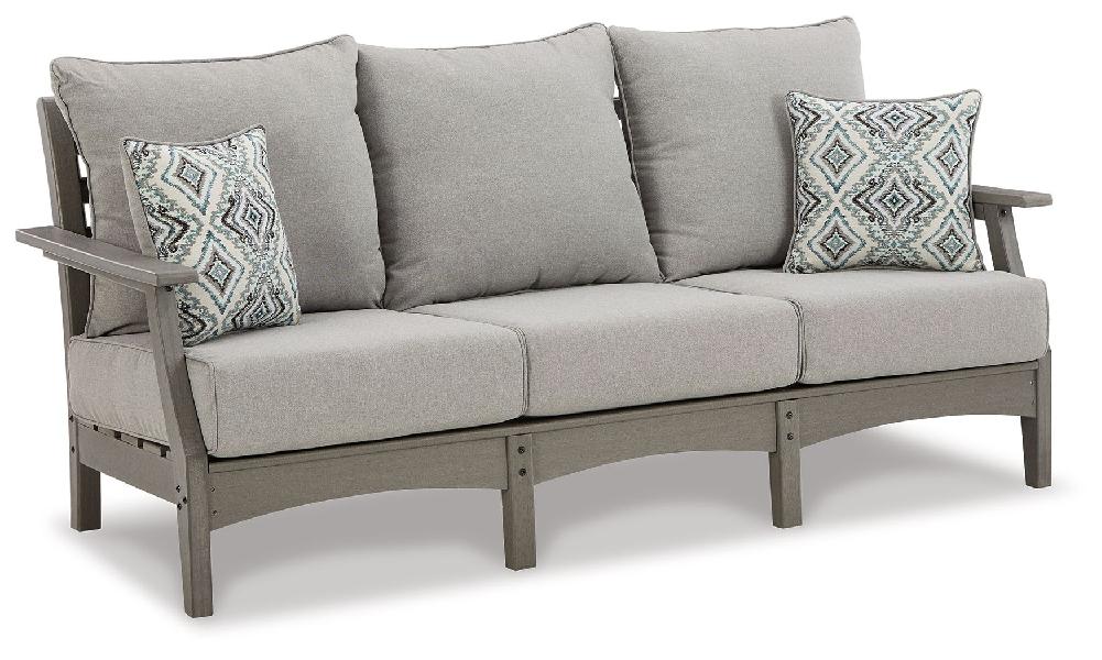Image of Visola - Sofa with Cushion - Gray