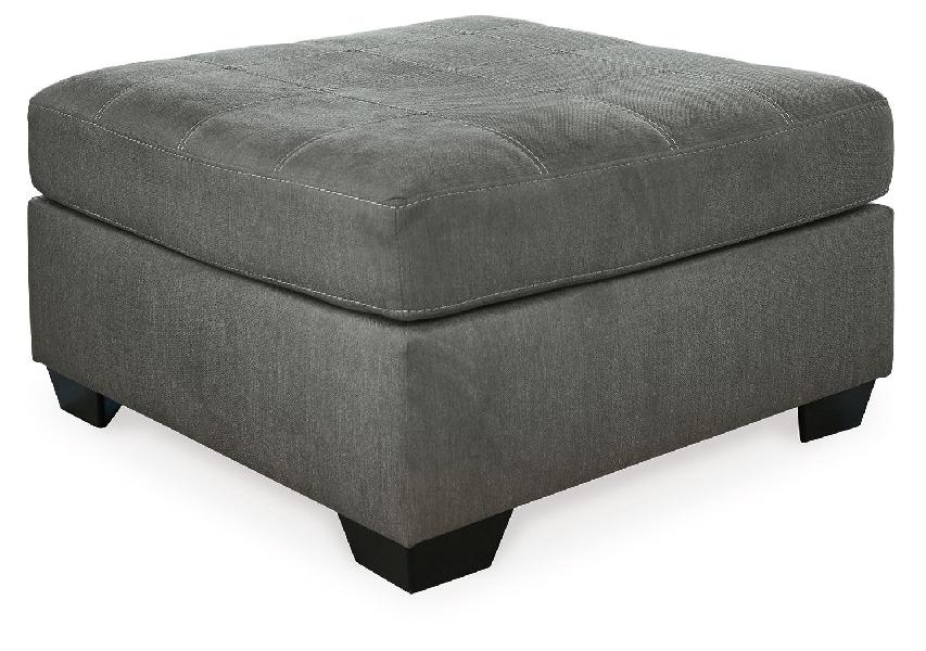 Image of Pitkin - Oversized Accent Ottoman - Slate