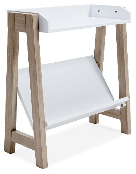 Image of Blariden - Small Bookcase - White / Tan