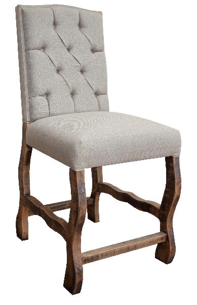 Image of Marquez - Upholstered Stool (Set of 2) - Two Tone Light Brown