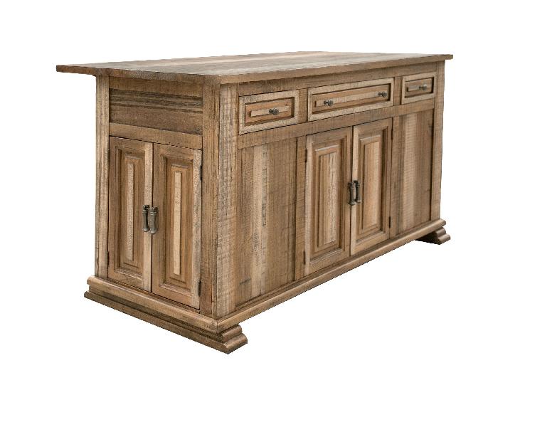 Image of Marquez - Kitchen Island - Two Tone Light Brown