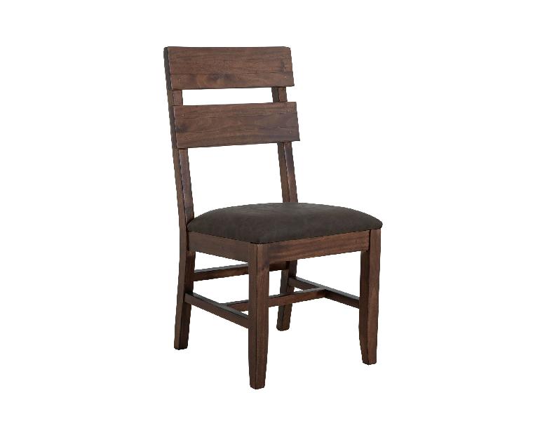 Image of Parota - Ladder Back Chair (Set of 2) - Cinnamon Brown
