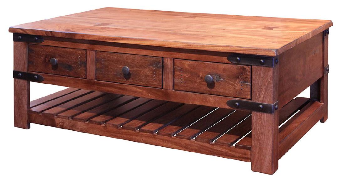 Image of Parota - Cocktail Table - Cinnamon Brown