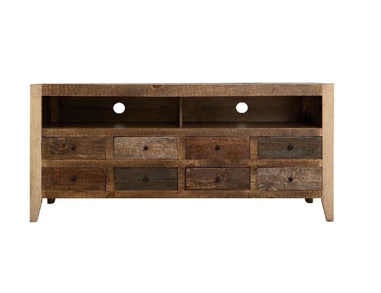 Image of Antique - TV Stand / Wall Unit - Multicolor