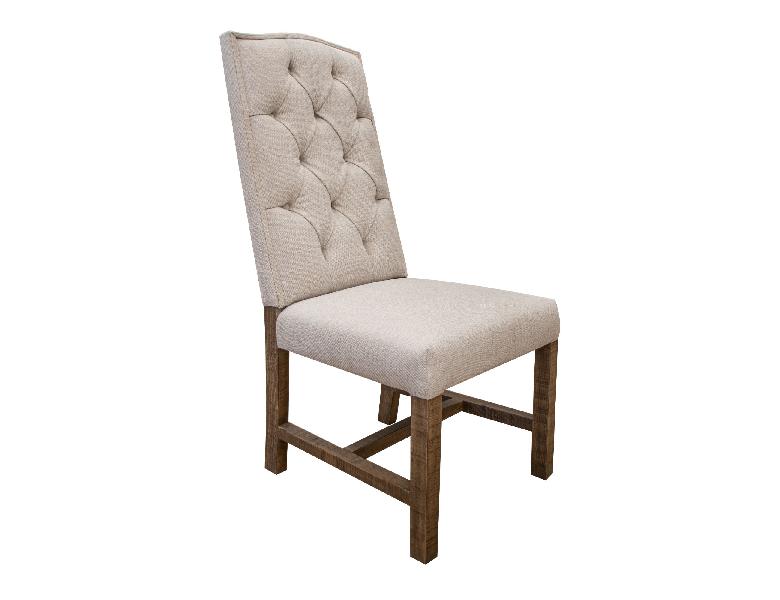 Image of Aruba - Upholstered Chair (Set of 2) - Brown / Ivory