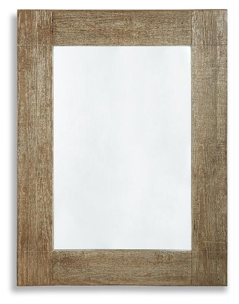 Image of Waltleigh - Accent Mirror - Distressed Brown