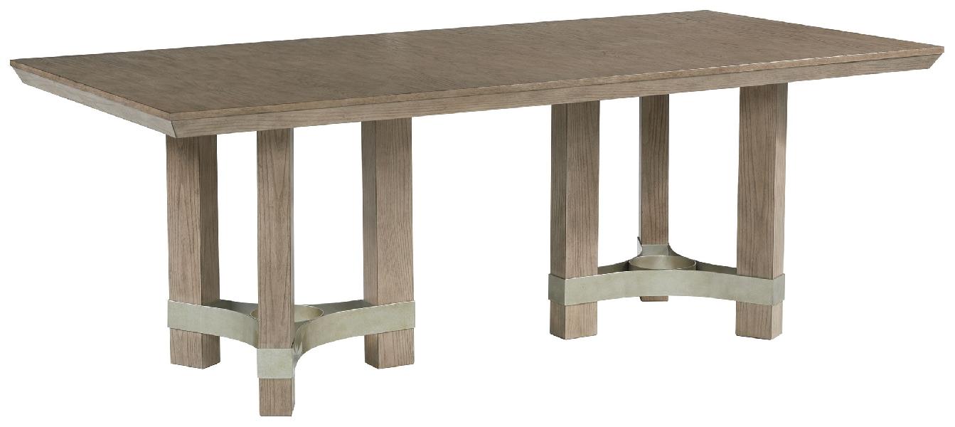 Image of Chrestner - Rectangular Dining Room Table - Gray