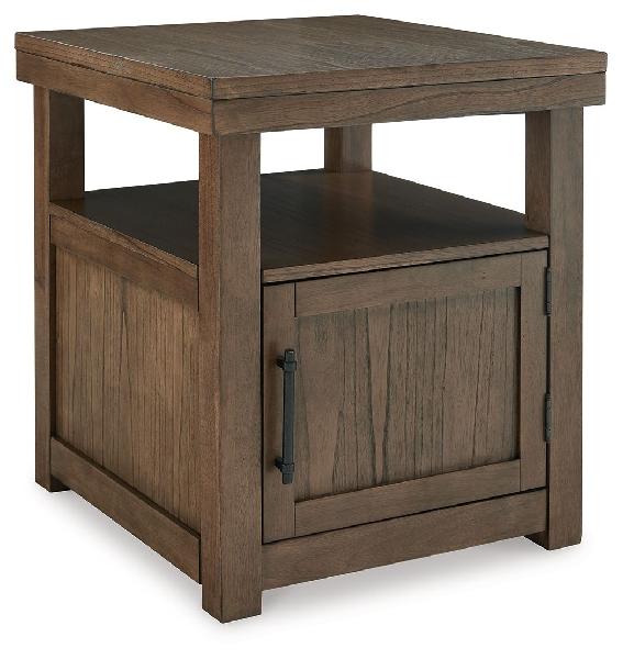 Image of Boardernest - Rectangular End Table - Brown