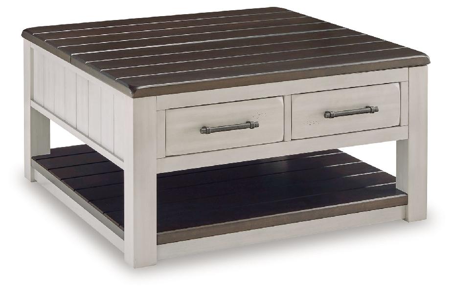 Image of Darborn - Lift Top Cocktail Table - Gray / Brown