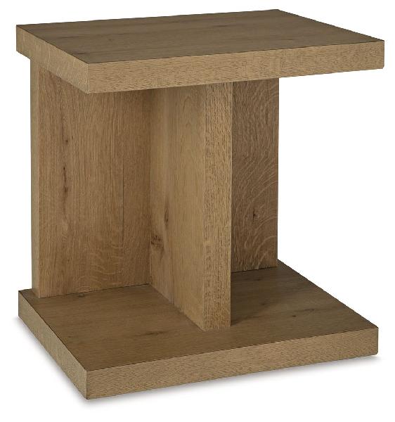 Image of Brinstead - Chair Side End Table - Light Brown