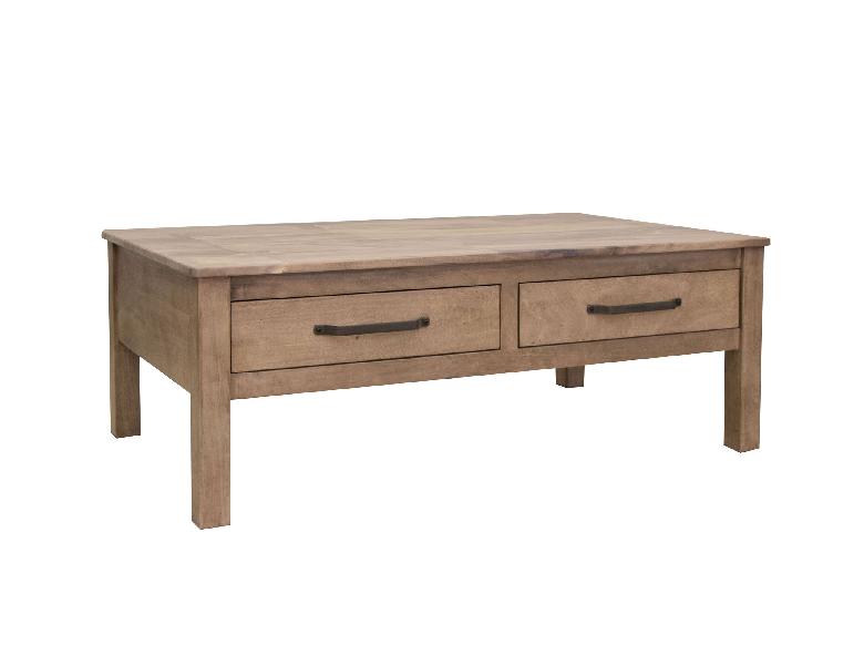 Image of Natural Parota - Cocktail Table - Brown Cappuccino