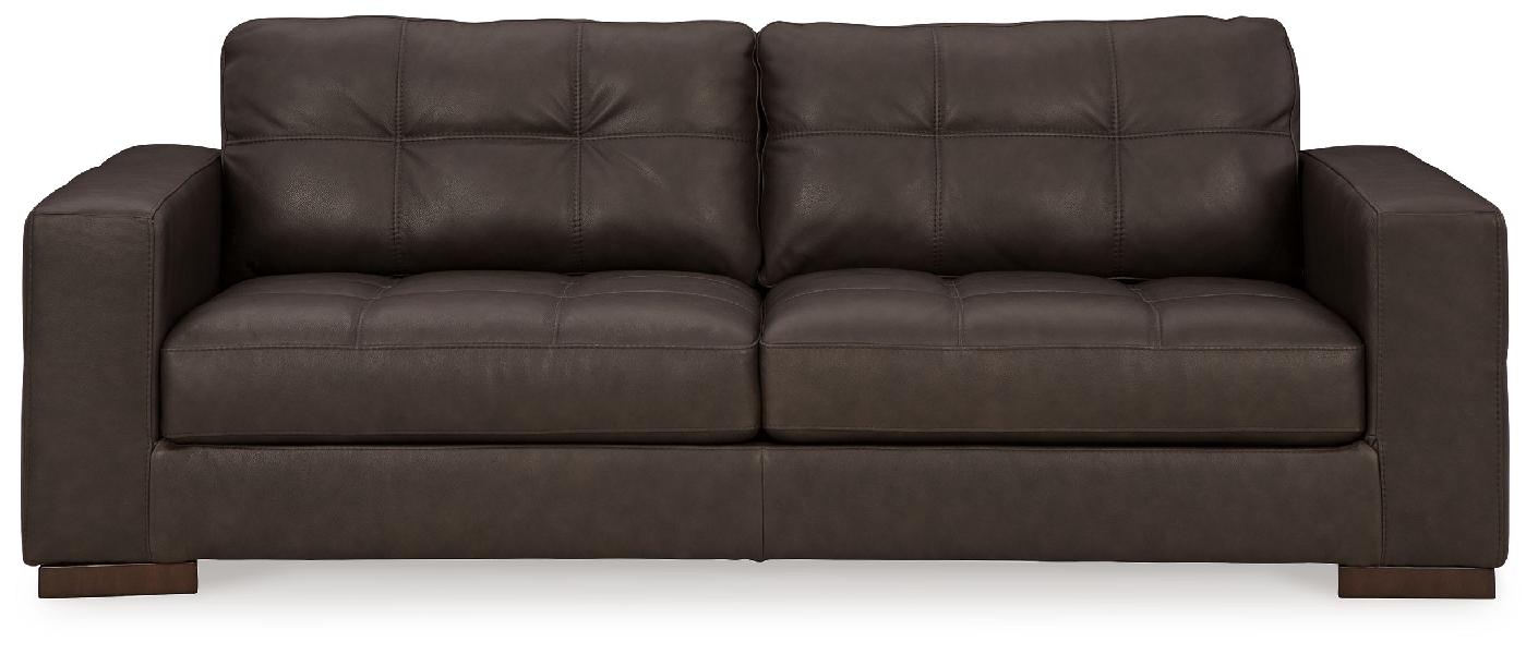 Image of Luigi - Sofa - Leather Match - Thunder