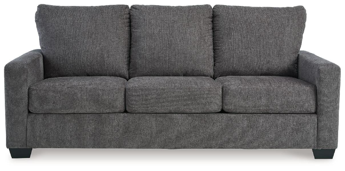 Image of Rannis - Queen Sofa Sleeper - Fabric - Pewter