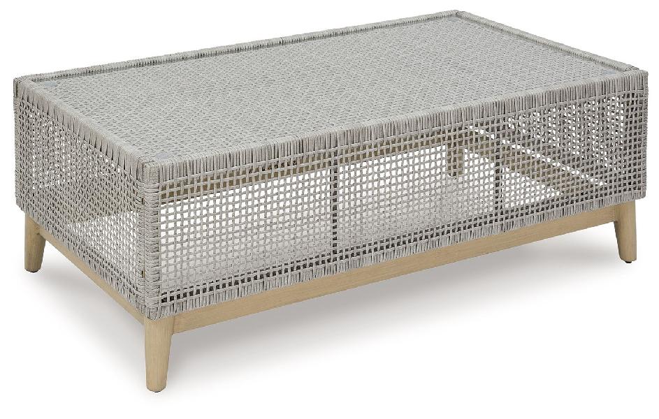 Image of Seton Creek - Rectangular Cocktail Table - Gray