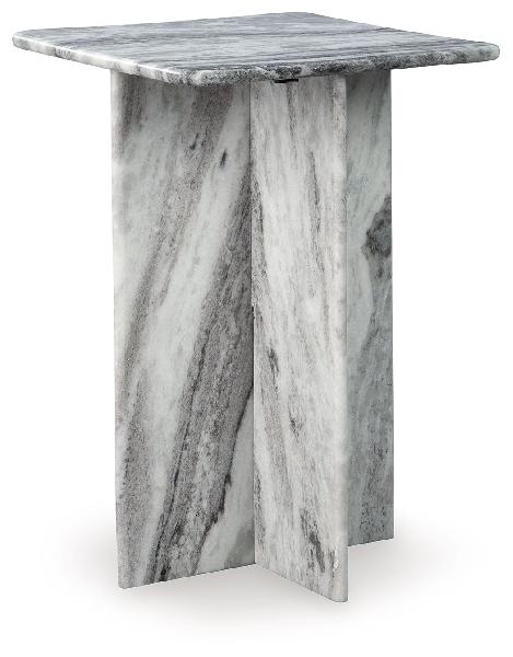 Image of Keithwell - Square Accent Table - Gray
