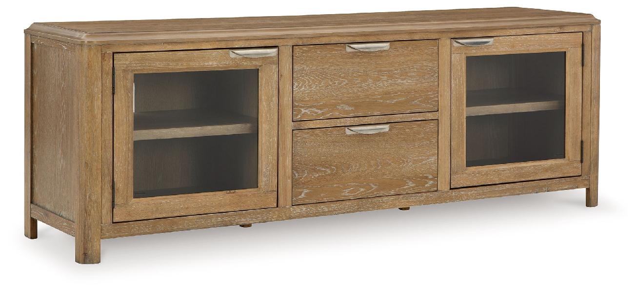 Image of Rencott - Extra Large TV Stand - Light Brown