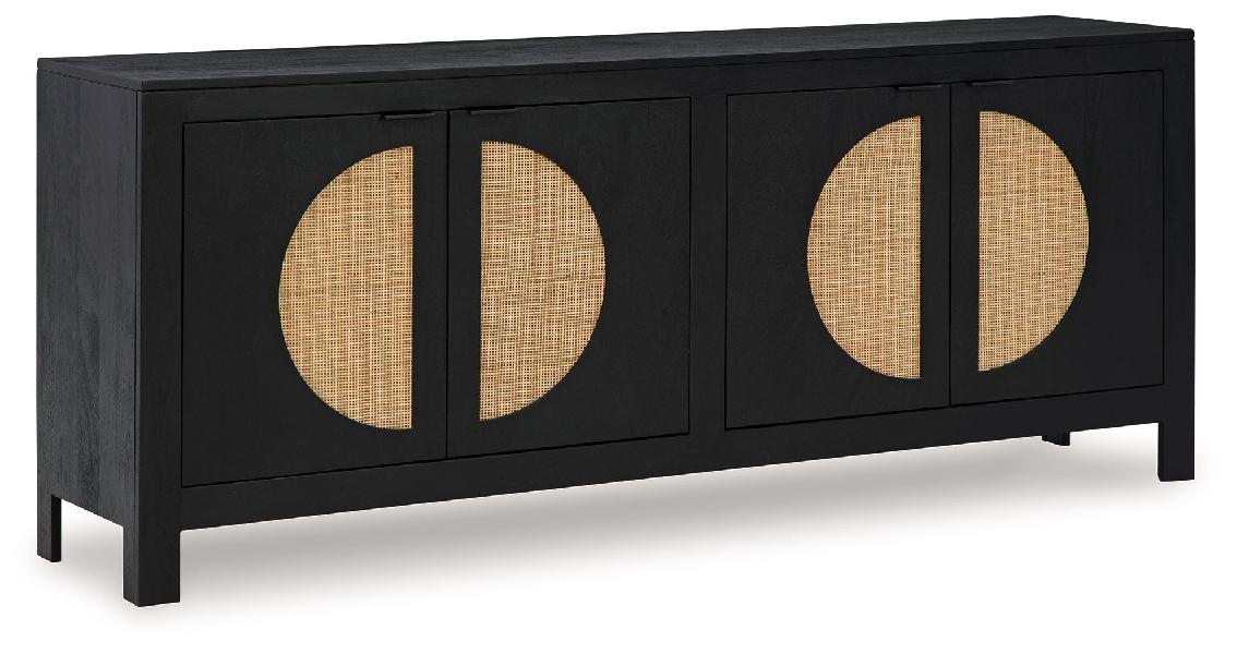 Image of Cliffiings - Accent Cabinet - Black / Natural