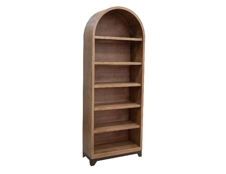 Image of Natural Parota - Bookcase - Brown Cappuccino