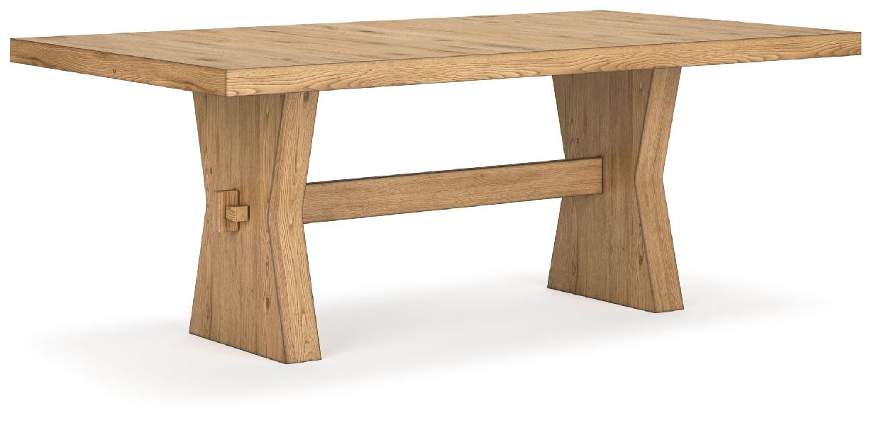 Image of Galliden - Rectangular Dining Room Table - Light Brown