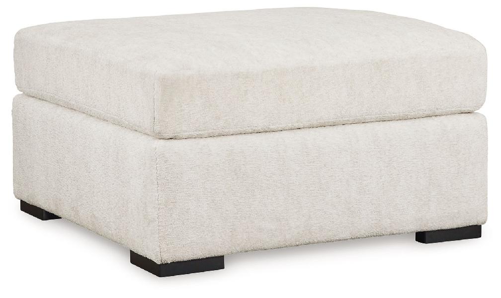 Image of Chessington - Oversized Accent Ottoman - Ivory
