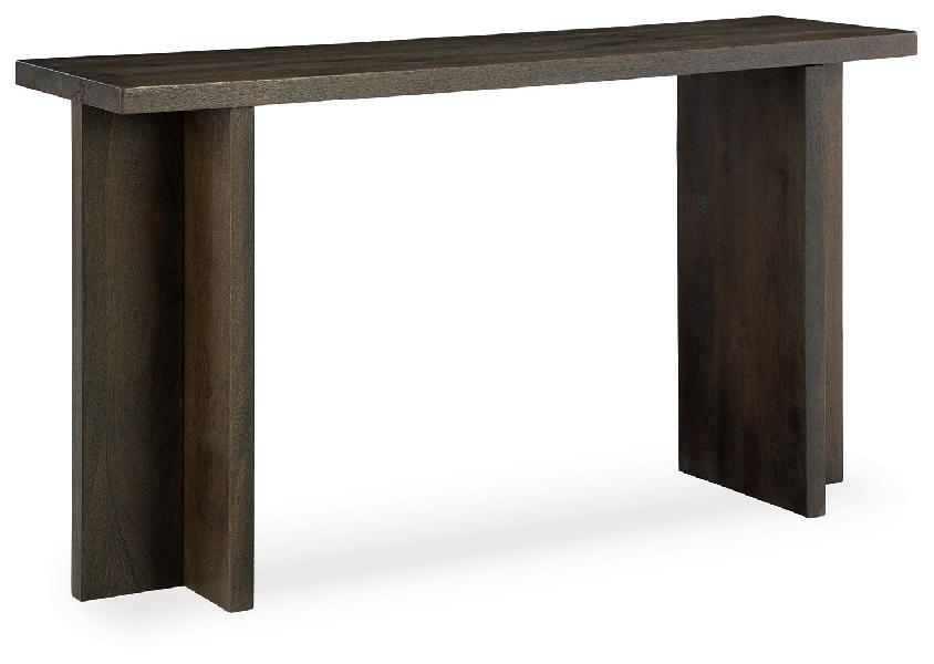 Image of Jalenry - Console Sofa Table - Grayish Brown