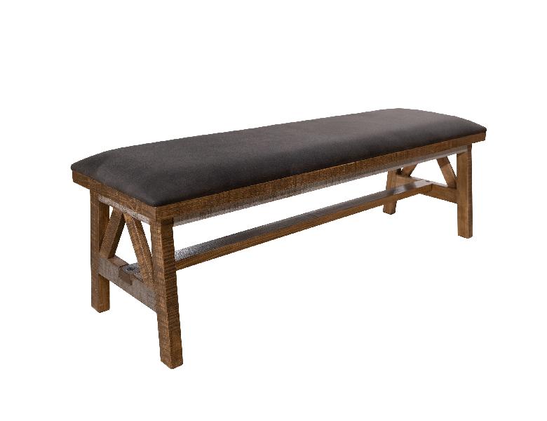 Image of Loft - Bench - Gray / Brown