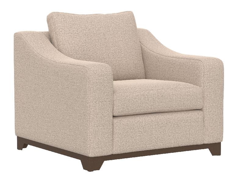 Image of Natural Parota - Armchair - Capuccino Brown