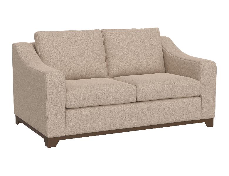Image of Natural Parota - Loveseat - Capuccino Brown