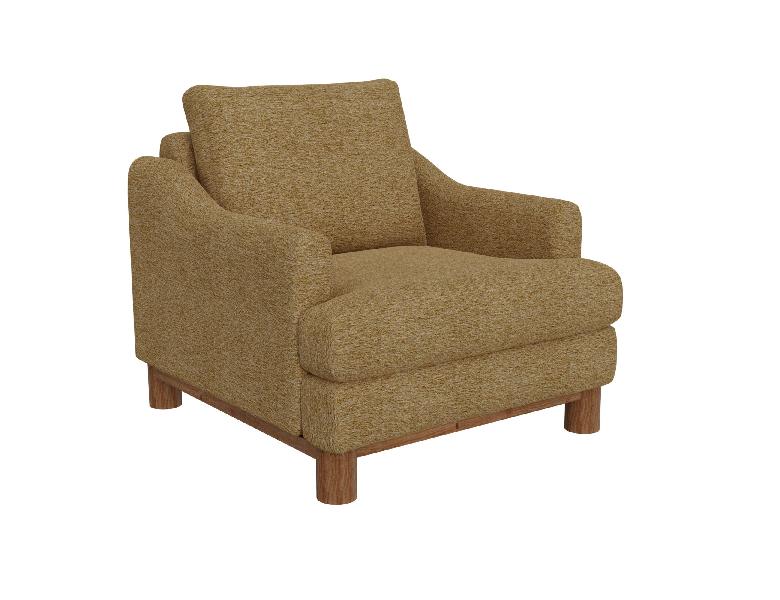 Image of Olimpia - Armchair - Capuccino Brown